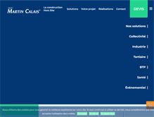 Tablet Screenshot of martin-calais.fr